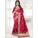 Embroidered Work Traditional Designer Saree