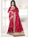 Embroidered Work Traditional Designer Saree