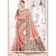 Grey And Pink Weaving Work Art Silk Designer Traditional Saree