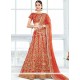 Raw Silk Embroidered Work Lehenga Choli