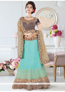 Art Silk Embroidered Work Lehenga Choli