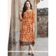 Orange Party Wear Kurti