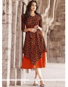 Print Work Party Wear Kurti