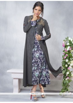 Embroidered Work Party Wear Kurti