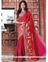 Patch Border Work Designer Traditional Saree