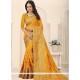 Art Silk Yellow Designer Traditional Saree