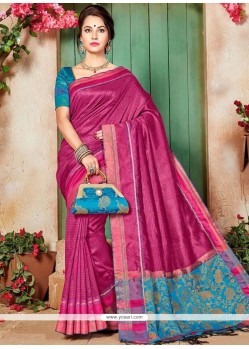 Weaving Work Art Silk Traditional Designer Saree