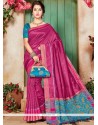 Weaving Work Art Silk Traditional Designer Saree