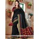 Weaving Work Black Traditional Designer Saree