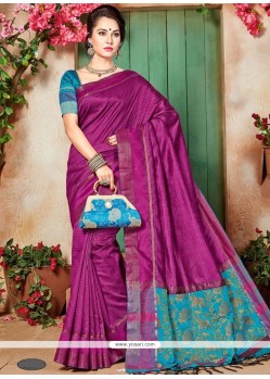 Weaving Work Art Silk Traditional Designer Saree