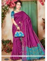 Weaving Work Art Silk Traditional Designer Saree