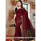 Maroon Weaving Work Art Silk Designer Traditional Saree