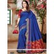 Art Silk Blue Traditional Saree