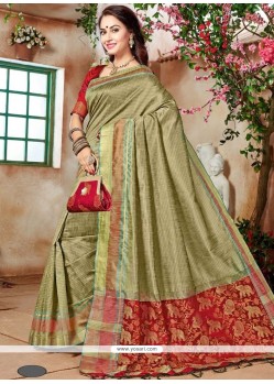 Art Silk Weaving Work Traditional Designer Saree