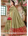 Art Silk Weaving Work Traditional Designer Saree