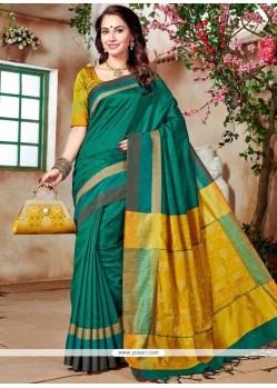 Weaving Work Art Silk Designer Traditional Saree