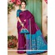 Magenta Weaving Work Art Silk Traditional Designer Saree