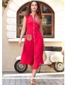Embroidered Work Party Wear Kurti