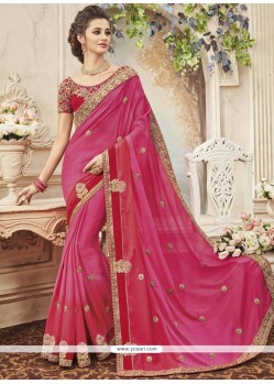 Art Raw Silk Embroidered Work Designer Traditional Saree