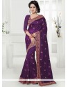 Resham Work Art Silk Designer Traditional Saree