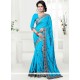 Art Silk Embroidered Work Traditional Saree