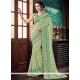 Sea Green Art Silk Designer Traditional Saree