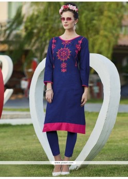 Embroidered Work Party Wear Kurti