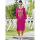 Hot Pink Party Wear Kurti