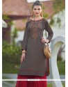 Embroidered Work Party Wear Kurti