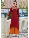 Cotton Embroidered Work Party Wear Kurti