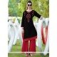 Black Cotton Party Wear Kurti