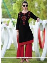 Black Cotton Party Wear Kurti