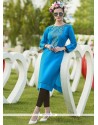 Embroidered Work Cotton Party Wear Kurti