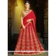 Red Art Silk Lehenga Choli