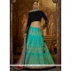 Stone Work Velvet A Line Lehenga Choli