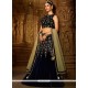 Lace Work Velvet A Line Lehenga Choli