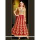 Art Silk Embroidered Work Anarkali Suit