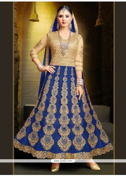 Embroidered Work Anarkali Suit