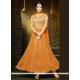 Art Silk Zari Work Anarkali Suit