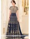 Resham Work Floor Length Anarkali Suit