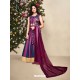 Multi Colour Banarasi Silk Lehenga Choli For Girls