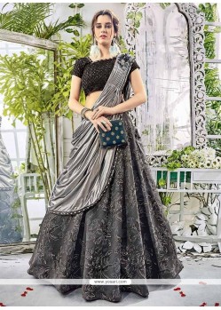 Jacquard Hand Work Work Lehenga Choli