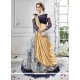 Jacquard Navy Blue Lehenga Choli