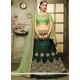 Velvet A Line Lehenga Choli