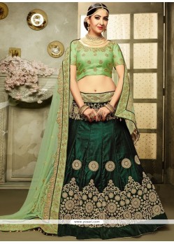 Velvet A Line Lehenga Choli