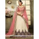 Satin Silk White A Line Lehenga Choli