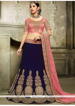 Embroidered Work A Line Lehenga Choli