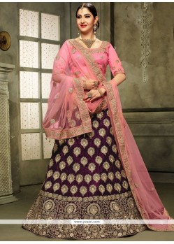 Resham Work A Line Lehenga Choli