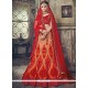 Orange And Red Lehenga Choli