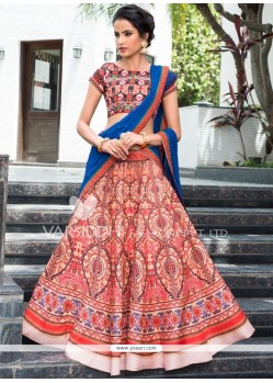 Multi Colour Art Silk Lehenga Choli